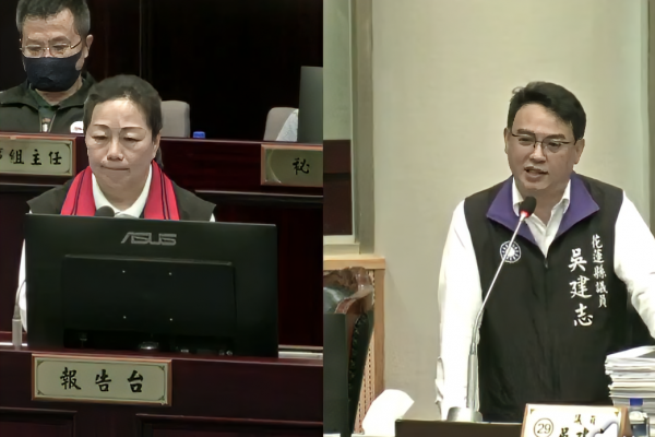 【花蓮縣議會議員吳建志質詢:民進黨政府罷免風波衝擊地方財政 花蓮發展陷入險境】