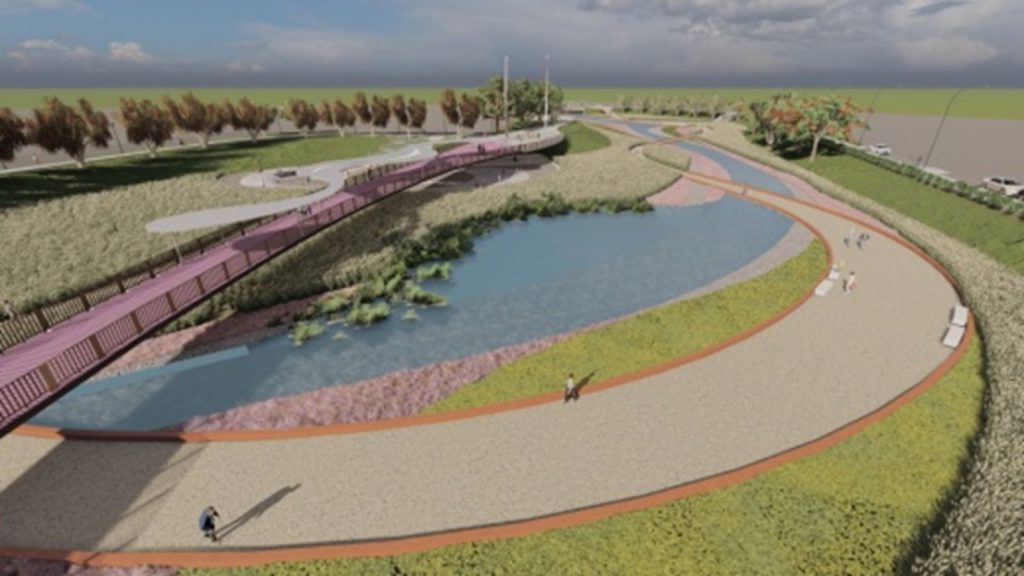 【花蓮最大生態公園動工 花蓮南濱滯洪池工程今動土兼顧防洪與生態休憩】插图1