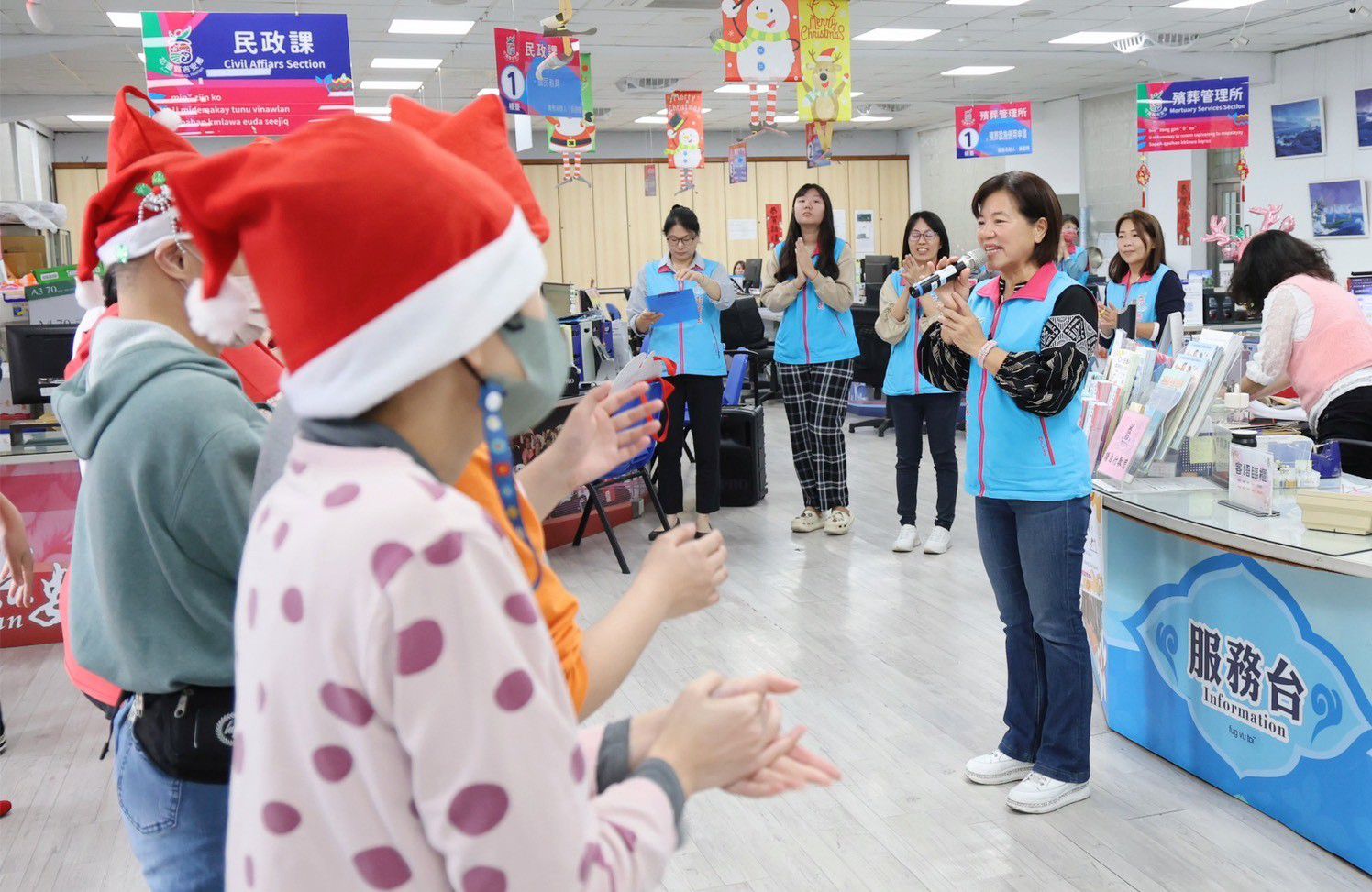 【黎明教養院至吉安鄉公所報佳音 游淑貞親迎接祝福傳愛迎聖誕】缩略图