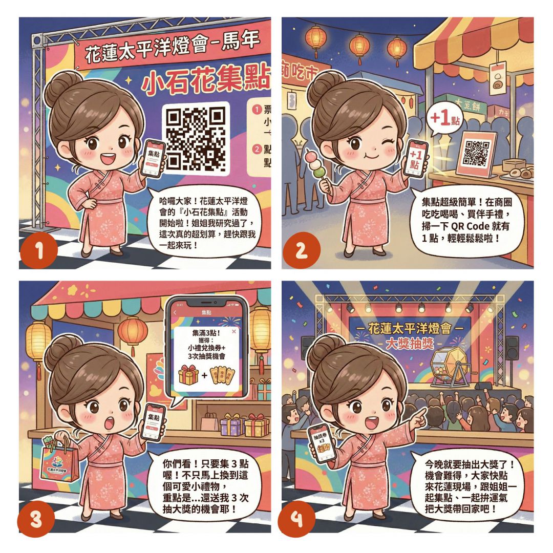 【花蓮燈會2/7開幕式 眾人「種」出的光從日出大道亮起 440秒煙火、會呼吸的主燈與巴大雄接力High翻日出大道】缩略图