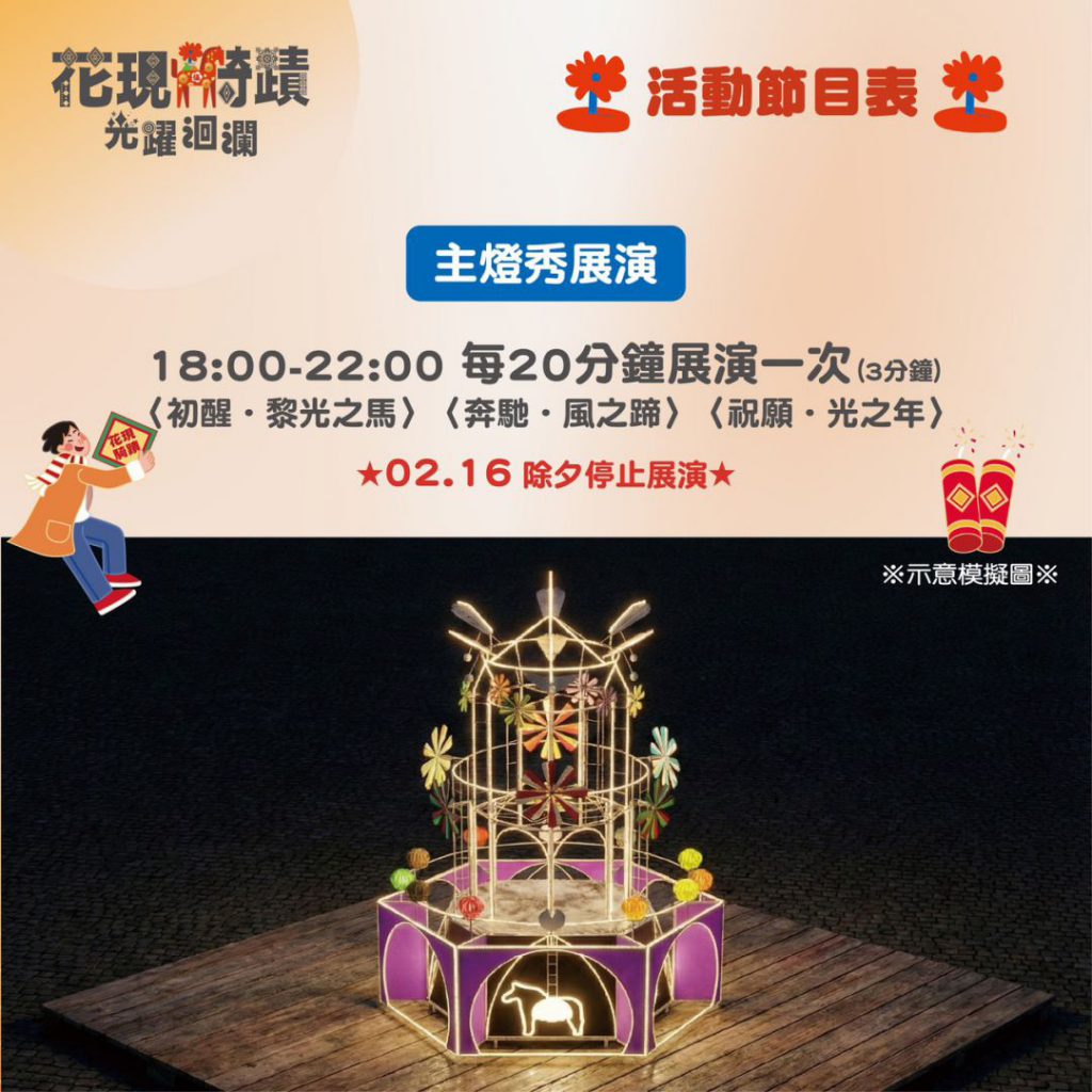 【2026花蓮太平洋燈會2/7震撼開幕！繁花盛開後 《花現騎蹟・光躍洄瀾》】插图