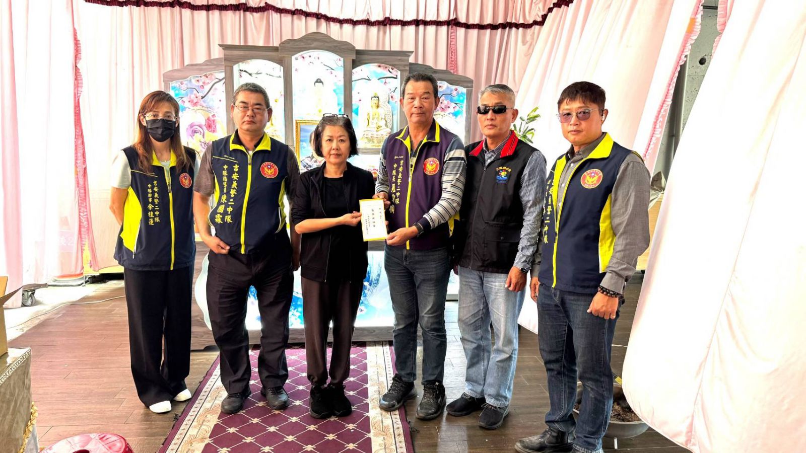 【吉安義警第二中隊暖心捐贈 支援謝老先生殯葬事宜】缩略图