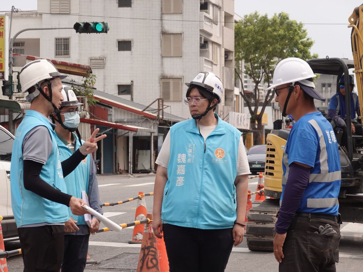 【改善人行空間安全 花蓮市進豐街與明心街口人行道整建】缩略图